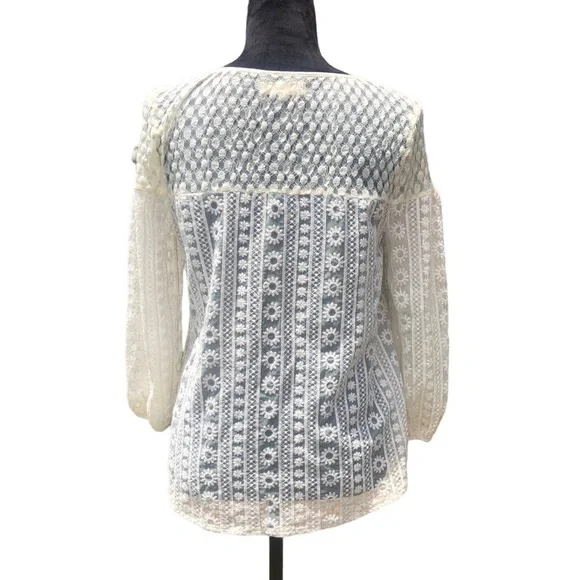 Altar’d State Double Lace Top size Small - Picture 9 of 10